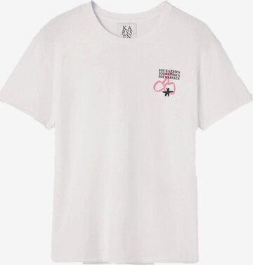ZOE KARSSEN T-Shirt in Wit: voorkant