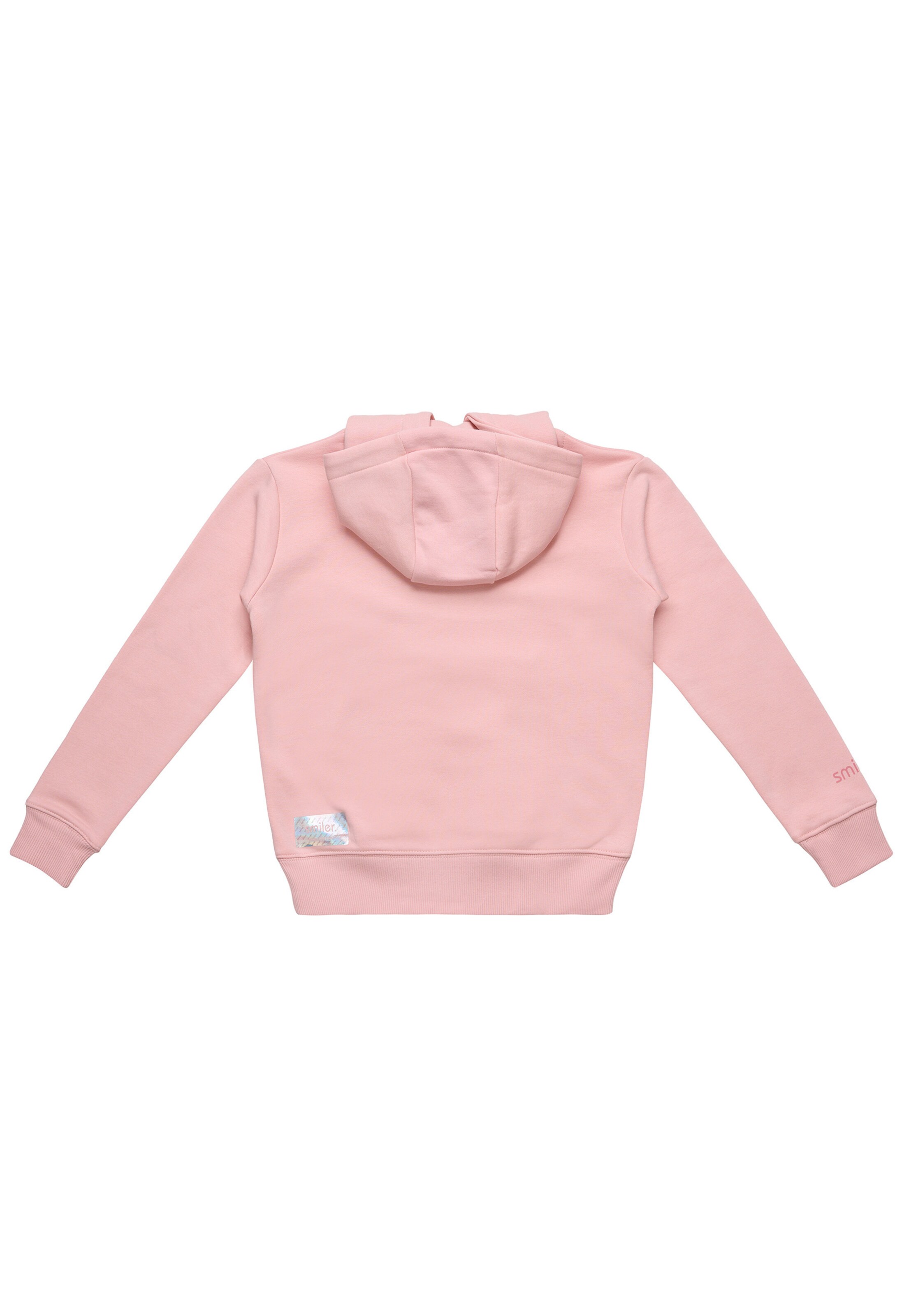 smiler. Sweatshirt 'Happy' in Pink