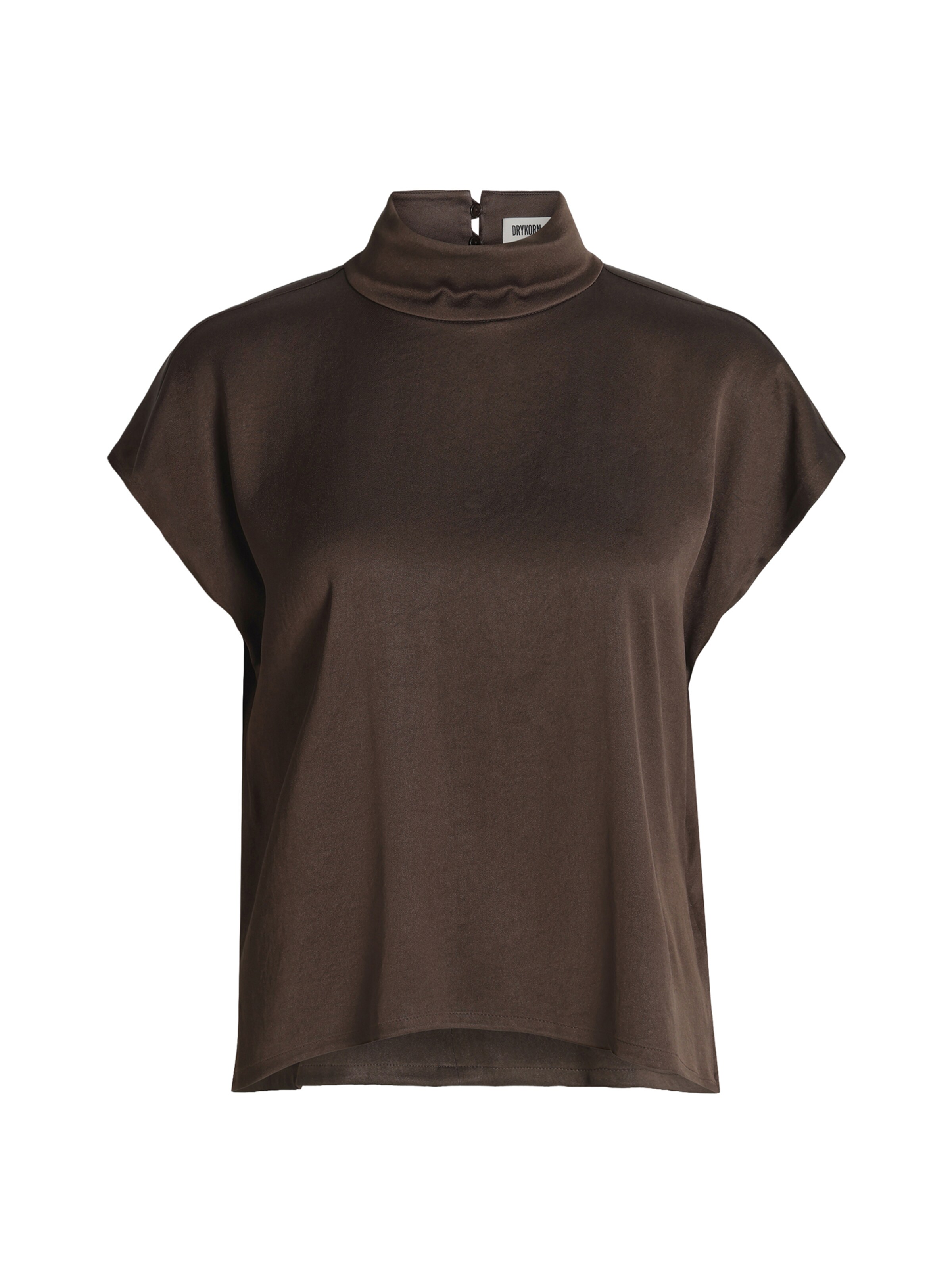 DRYKORN - Blusa 'ALARIA_1' em castanho: frente