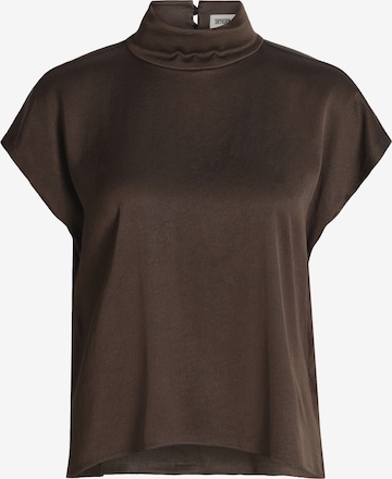 DRYKORN - Blusa 'ALARIA_1' em castanho: frente