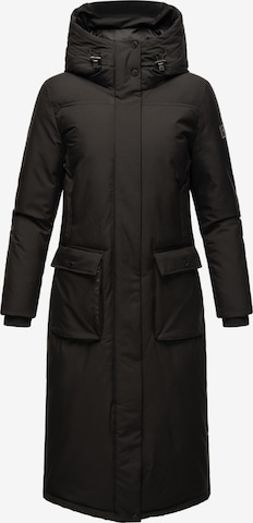 Manteau d’hiver 'Wolkenfrost XIV' NAVAHOO en noir : devant