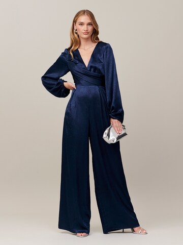 Sável Jumpsuit 'ZALA' in Blauw: voorkant