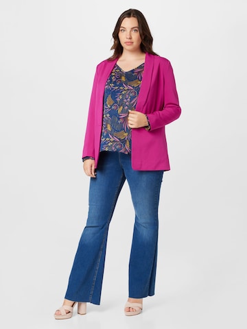 Zizzi Bluse 'OLIVIA' in Blau