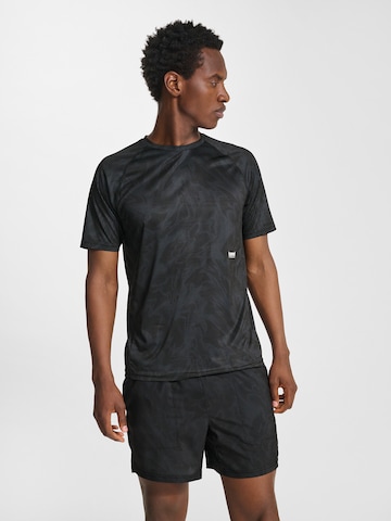Hummel Functioneel shirt in Zwart: voorkant