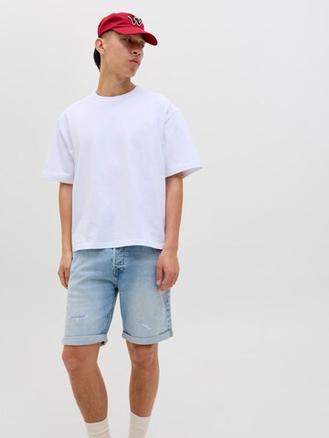 JACK & JONES Regular Дънки 'JJIRick JJCole' в синьо