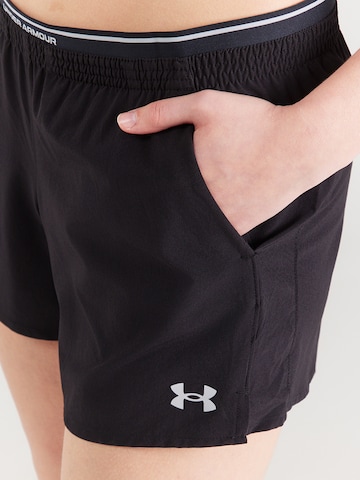 UNDER ARMOUR Normalny krój Spodnie sportowe w kolorze czarny