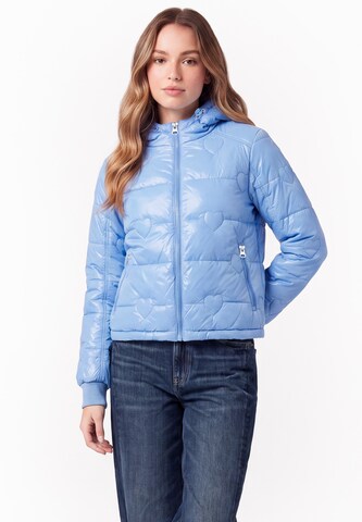 MYMO - Chaqueta de entretiempo en azul: frente