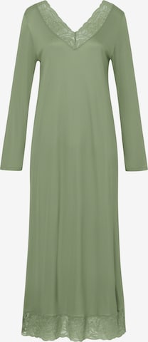 Hanro Nightgown ' Elia ' in Green: front