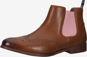 Gordon & Bros Chelsea boots in Bruin: voorkant