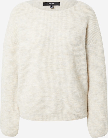 Pull-over 'Mette' VERO MODA en beige : devant