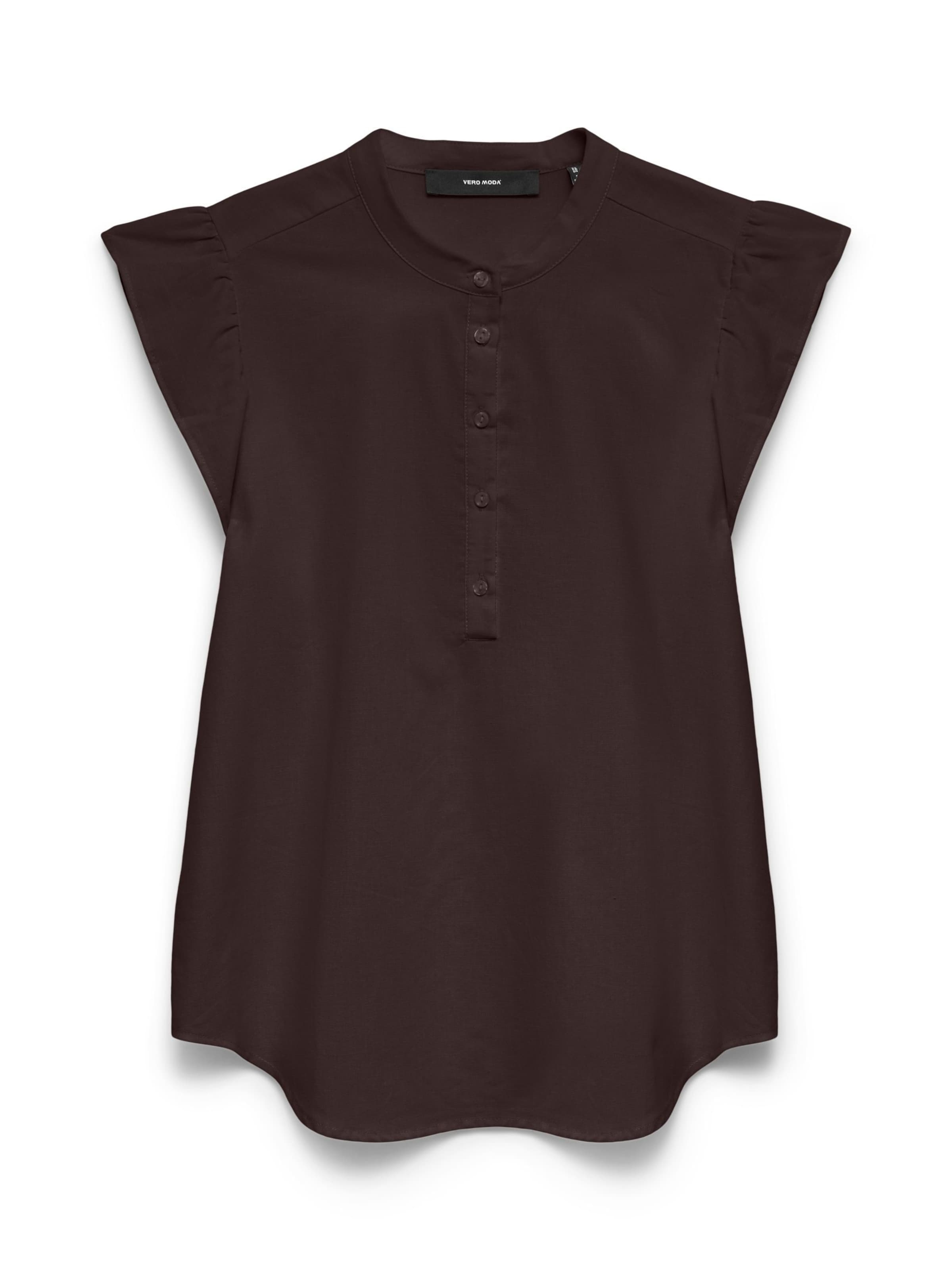 Chemisier 'VMSelma' VERO MODA en marron : devant