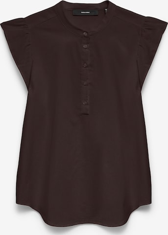 Chemisier 'VMSelma' VERO MODA en marron : devant