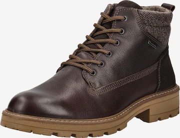 Bottes à lacets ARA en marron : devant