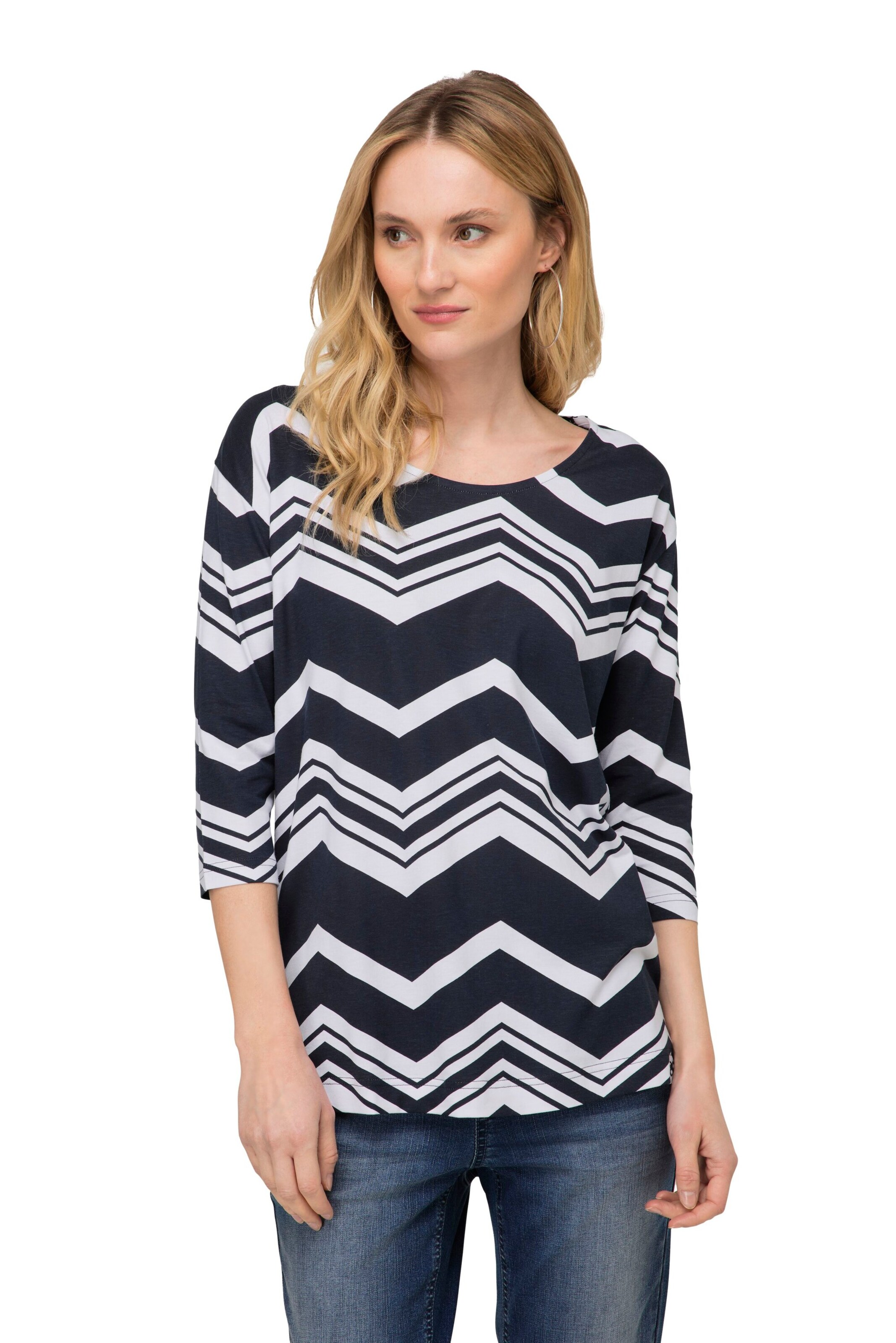 T-shirt LAURASØN en bleu : devant