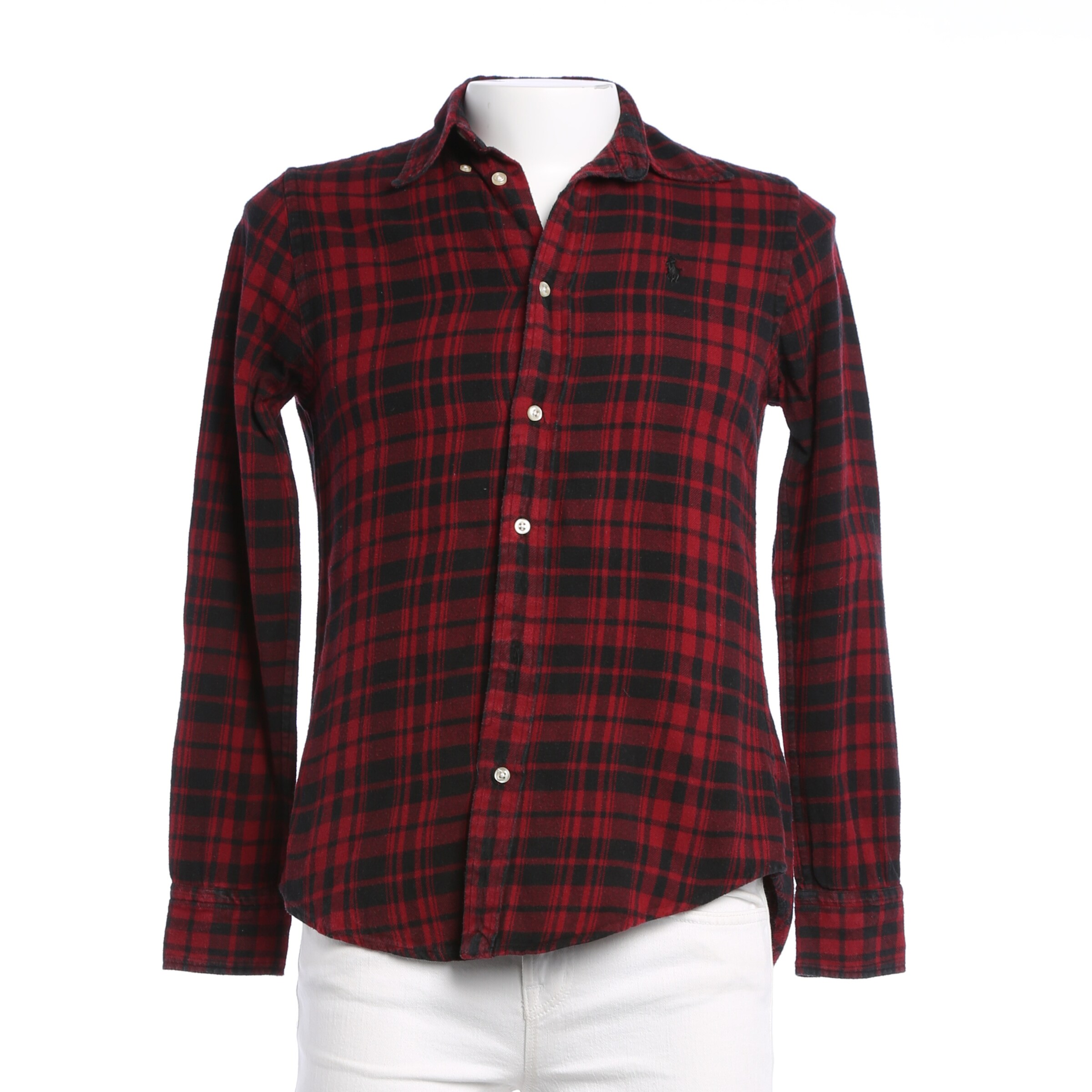 Polo Ralph Lauren Freizeithemd / Shirt / Polohemd langarm S in Rot: Vorderseite