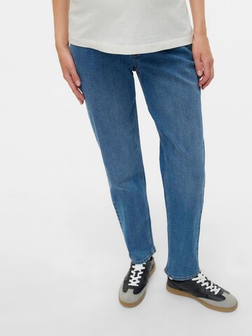 Loosefit Jean MAMALICIOUS en bleu : devant