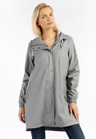 Schmuddelwedda Raincoat in Grey: front