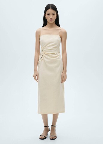 MANGO Beach Dress 'Bruna-H' in Beige: front
