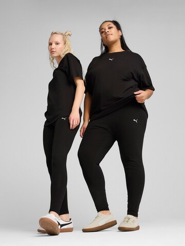 Coupe slim Pantalon de sport 'Ess' PUMA en noir