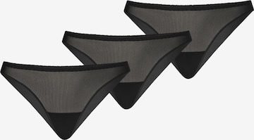 TEYLI - Cueca 'Tati' em preto: frente