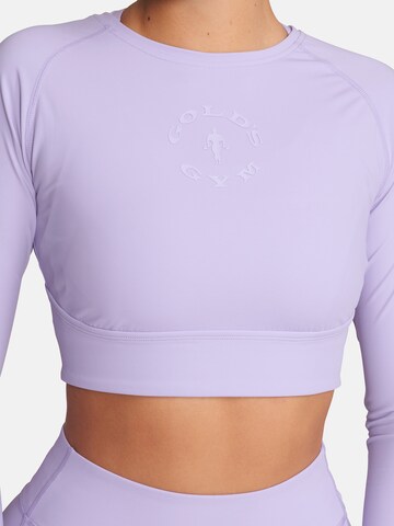 T-shirt fonctionnel 'Helen' GOLD´S GYM APPAREL en violet