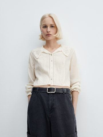 MANGO Blouse 'Beatrice' in Wit: voorkant