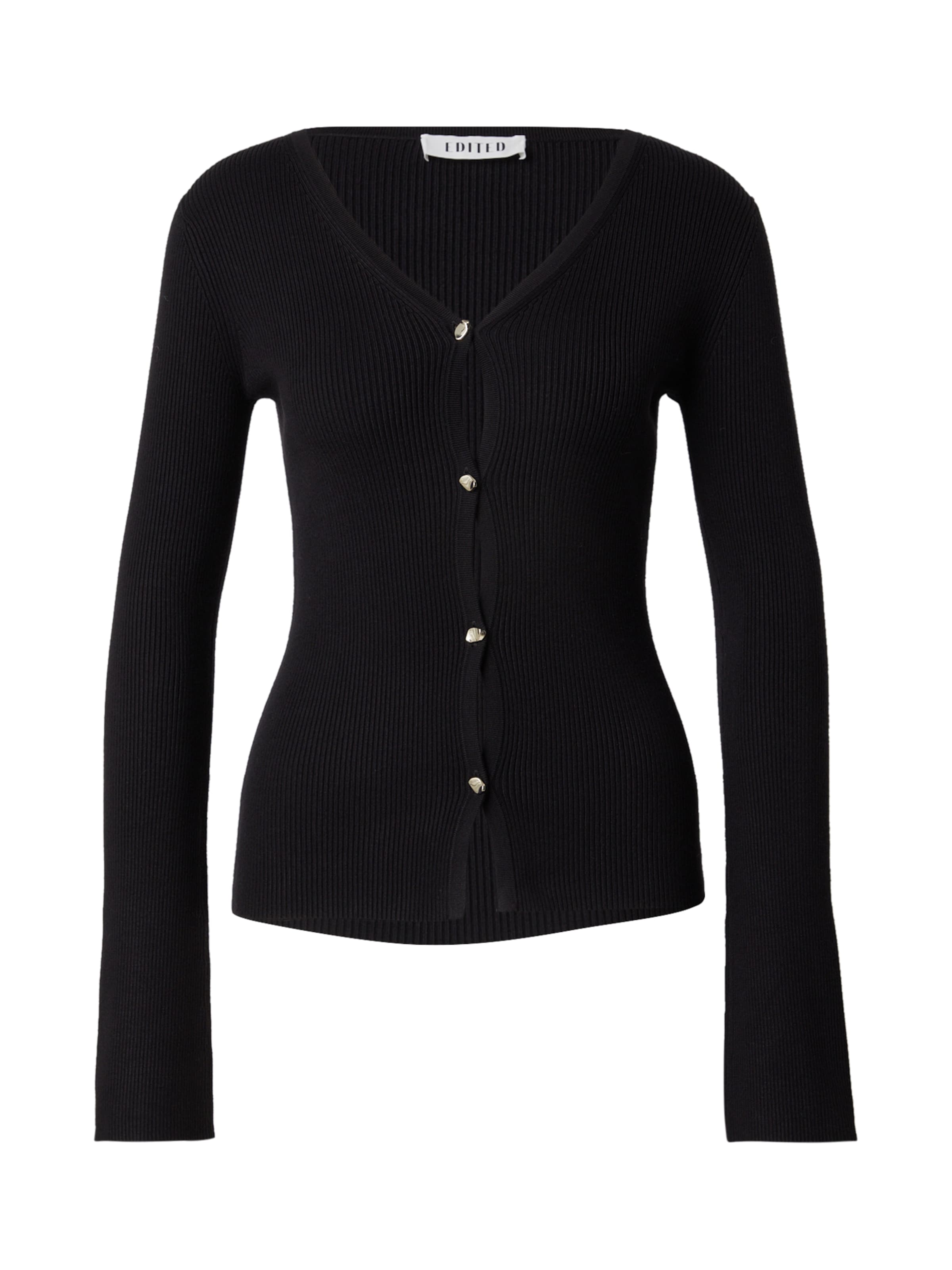 EDITED Kampsun 'Davi', värv must: eest vaates