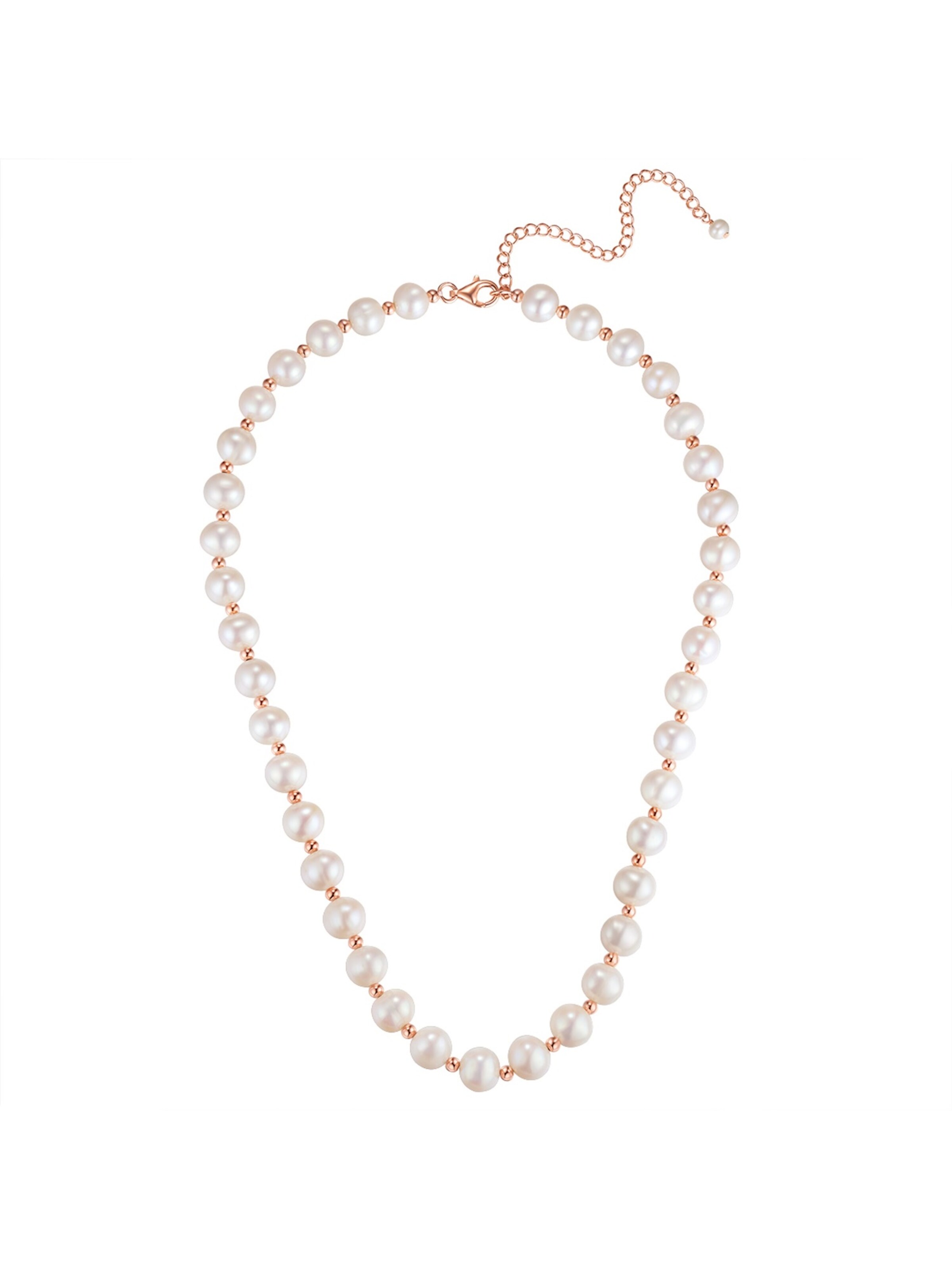 Valero Pearls - Cadena en blanco: frente