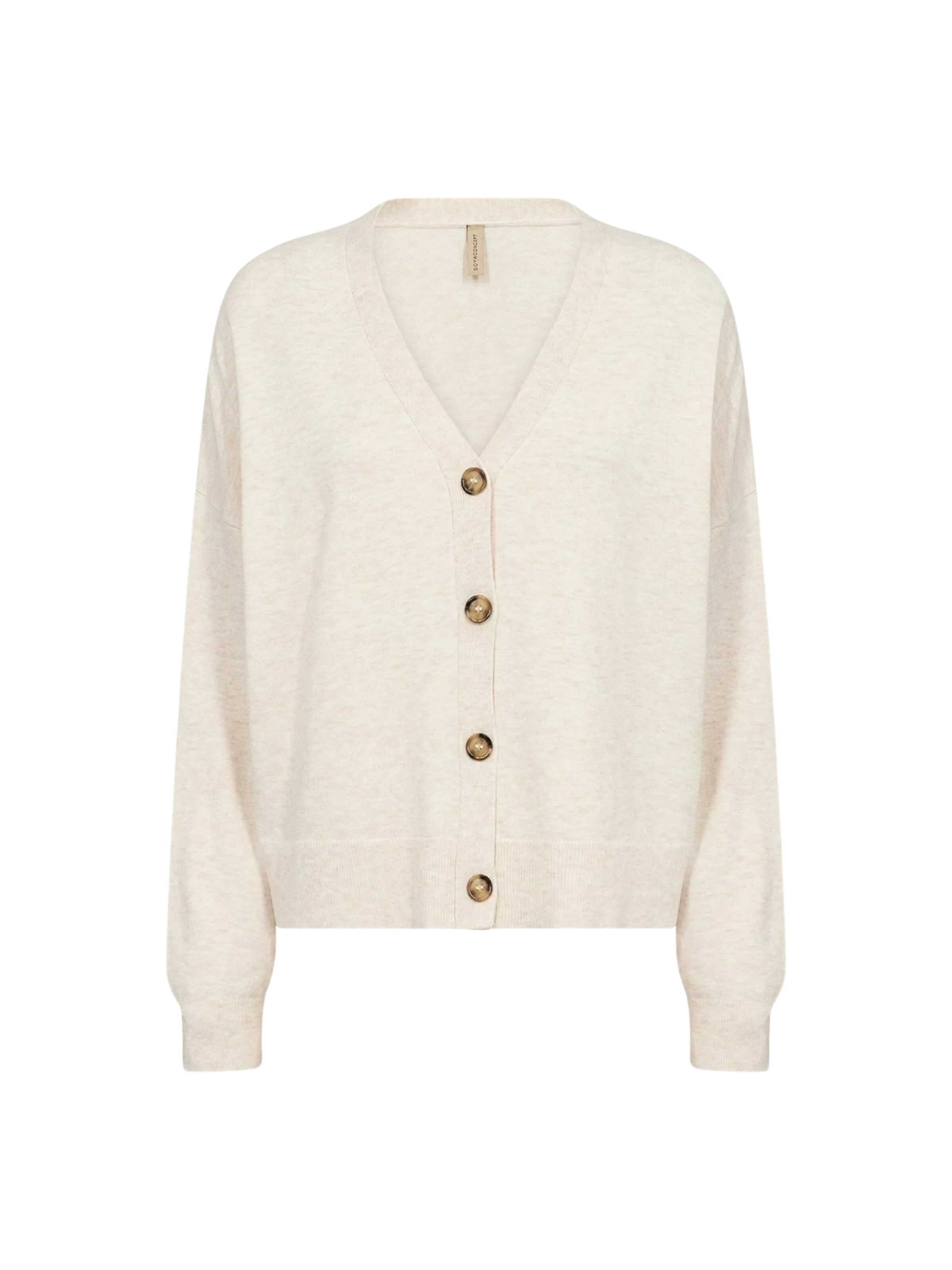 Cardigan 'Nicoline 2' Soyaconcept en beige : devant