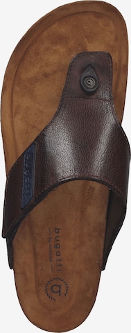 bugatti T-Bar Sandals in Brown