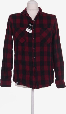 Urban Classics Button Up Shirt in M in Red: front