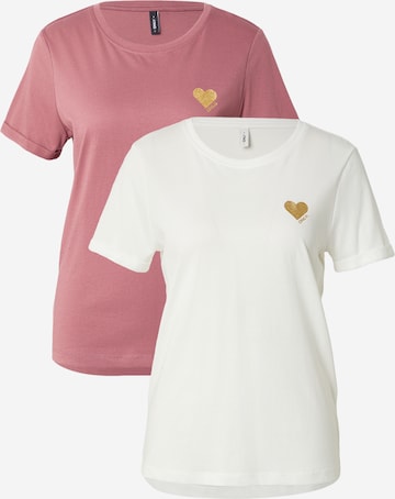 ONLY T-Shirt 'ONLKITA' in Pink: Vorderseite