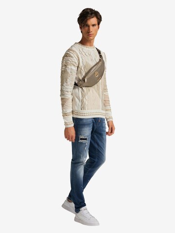 Carlo Colucci Pullover 'Comper' in Beige