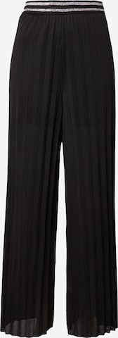 ABOUT YOU Wide Leg Housut 'Jenna' värissä musta: etupuoli