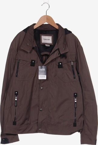 GEOX Jacket & Coat in XL in Brown: front