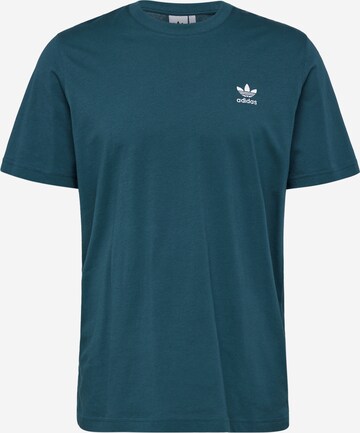 T-Shirt 'Trefoil Essentials' ADIDAS ORIGINALS en bleu : devant