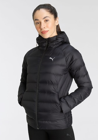 Veste de sport PUMA en noir : devant