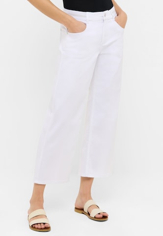 Angels Wide leg Jeans in White: front