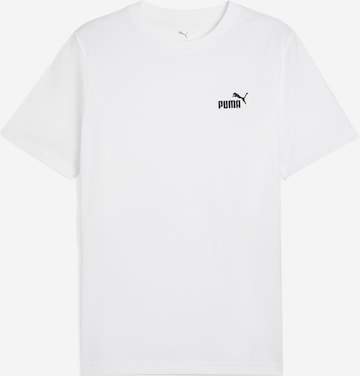 PUMA Функциональная футболка 'ESS No. 1' в Белый: спереди