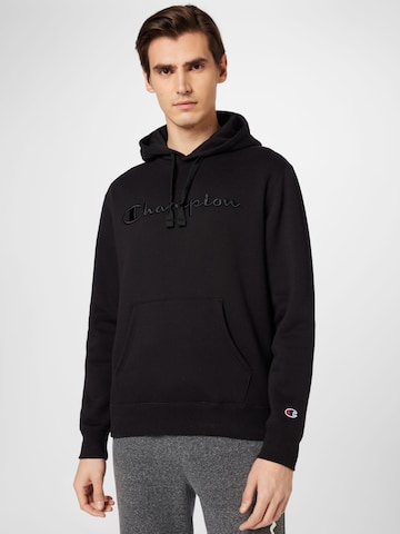 Champion Authentic Athletic Apparel - Sweatshirt em preto: frente