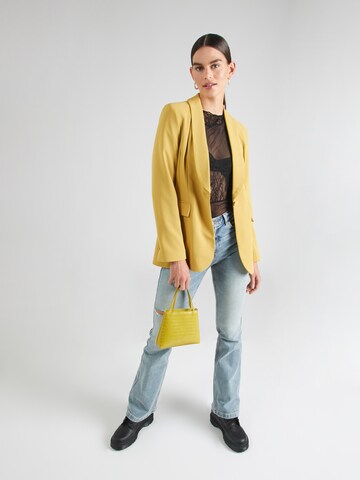 River Island Blazer in Yellow