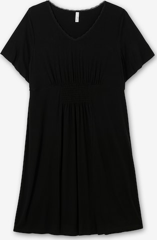 SHEEGO Kleid in Schwarz: predná strana