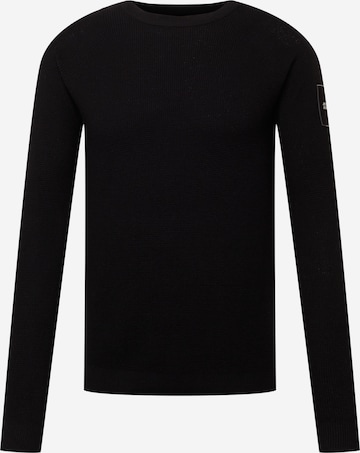 JACK & JONES Sweater in Black: front