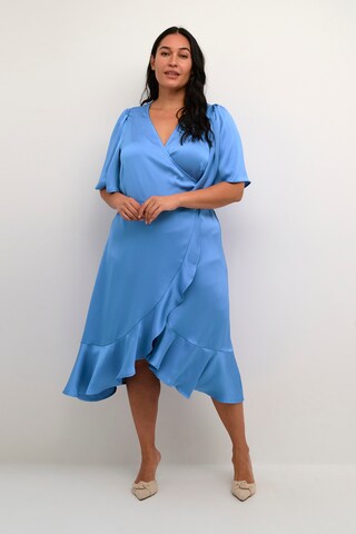 KAFFE CURVE Kleid 'Lotti' in Blau