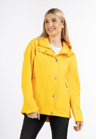 Veste fonctionnelle Schmuddelwedda en jaune : devant