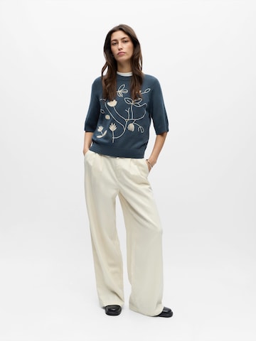 OBJECT Damen - Pullover & Strickjacken 'OBJLANEY RUBIN' in Blau