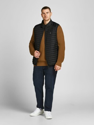 Gilet di Jack & Jones Plus in nero