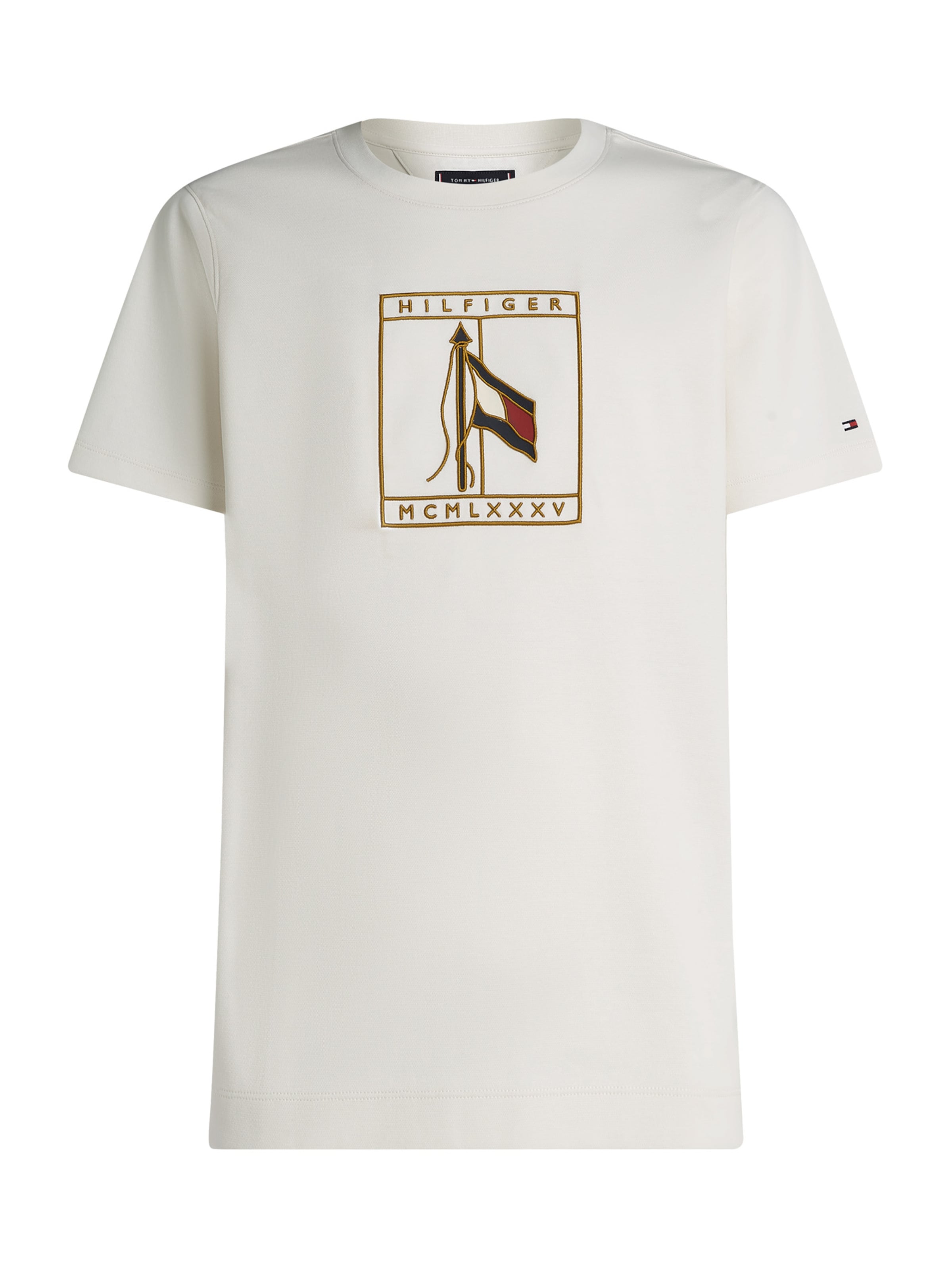 TOMMY HILFIGER Póló - bézs: elől