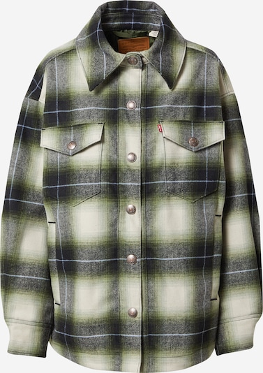 LEVI'S ® Veste mi-saison 'Wool Shacket' en vert pastel / vert clair / noir, Vue avec produit