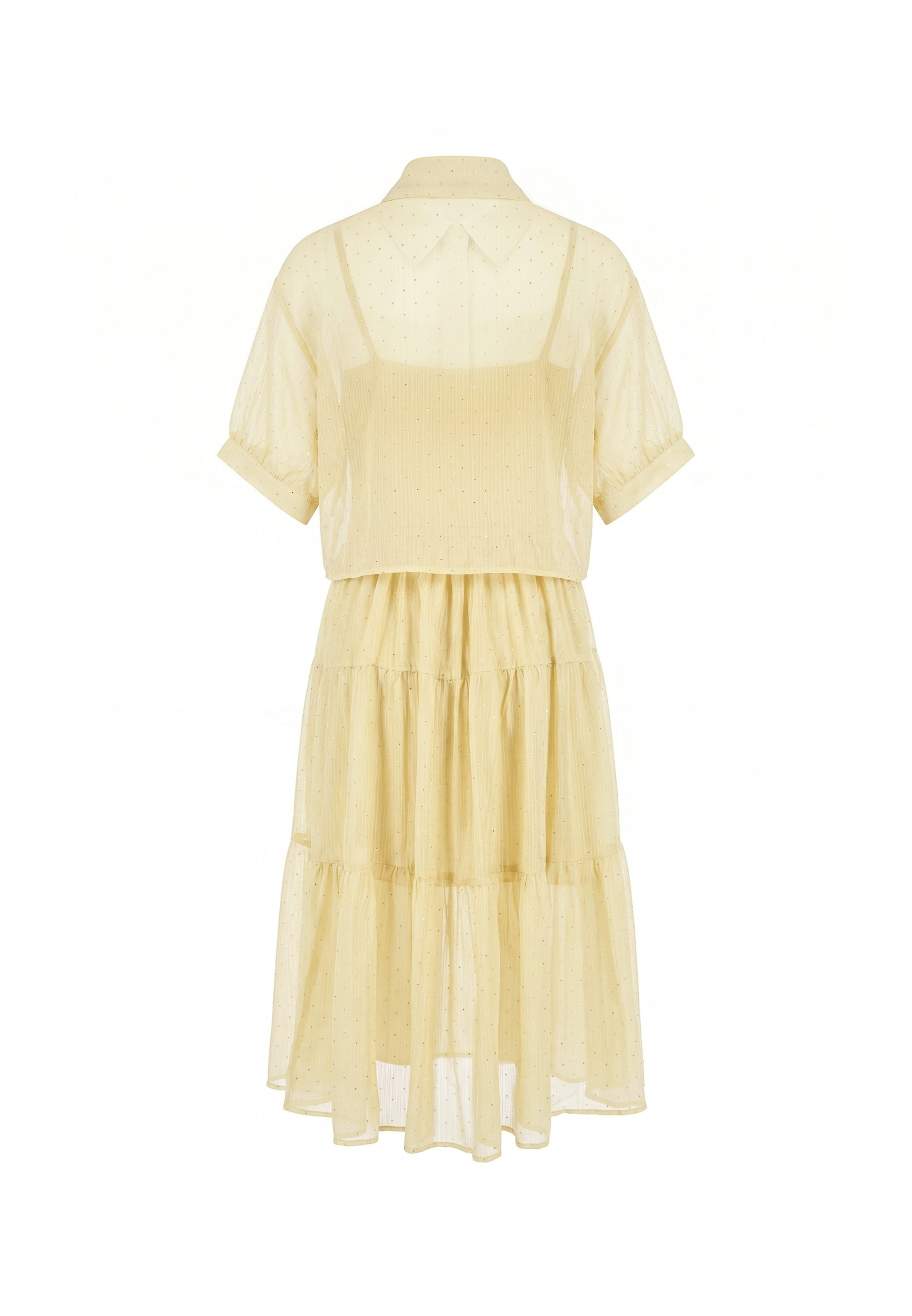 Robe usha BLACK LABEL en jaune